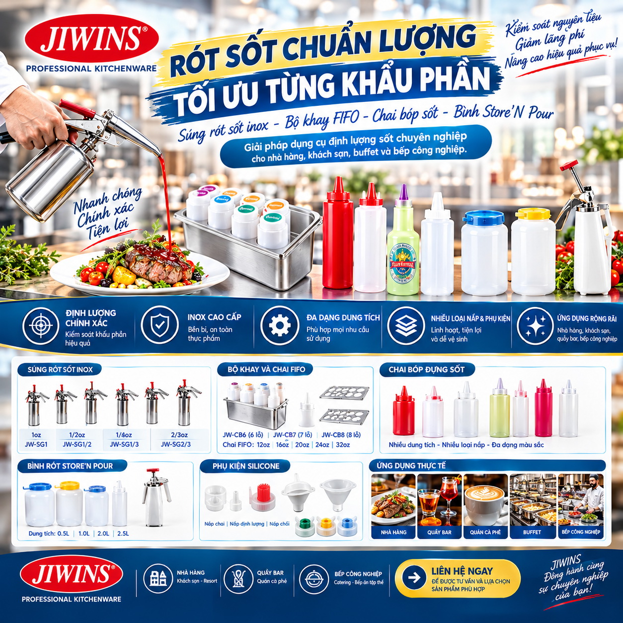 Súng Rót Sốt JIWINS
